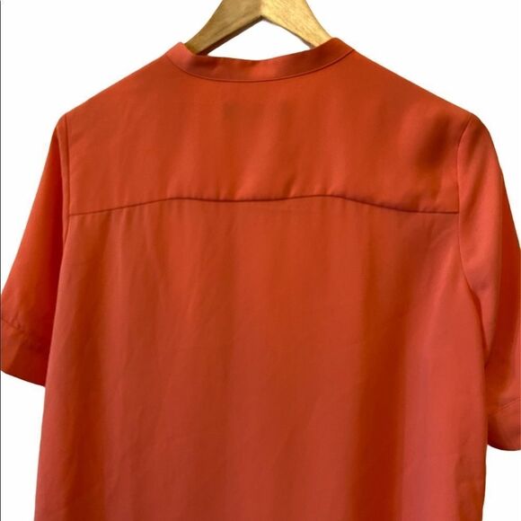 M&S COLLECTION Coral Light Button Up Blouse UK 14 - Picture 4 of 9